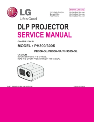 Lg ph300s service manual cover