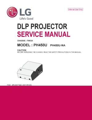 Lg ph450u service manual cover