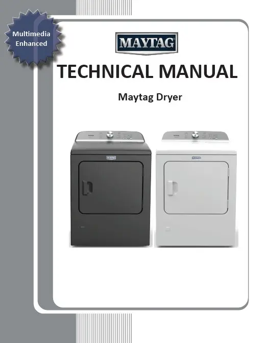 Maytag med6500mbk mgd6500mbk service manual cover