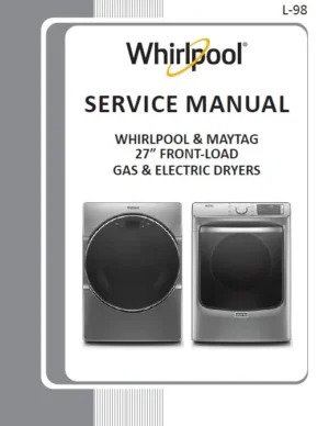 Whirlpool maytag dryers service manual