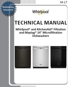 Whirlpool maytag kitchenaid filtration dishwashers service manual cover