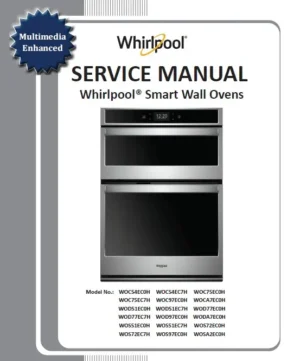 Whirlpool smart wall ovens 2018 service manual cover