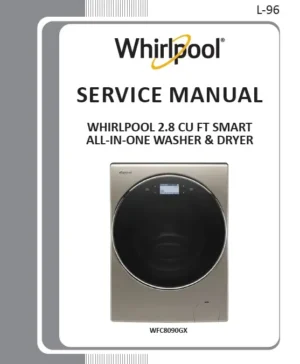Whirlpool wfc8090gx service manual cover