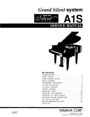 Yamaha a1s service manual cover