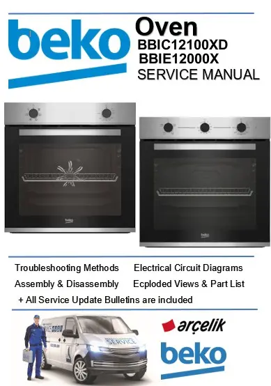Beko bbic12100xd bbie12000x service manual cover