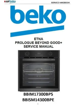 Beko bbism14300bpe service manual cover