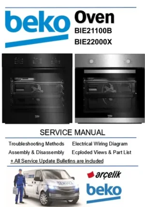 Beko bie21100b bie22000x service manual cover
