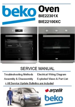 Beko bie22301x bie22100xc service manual cover