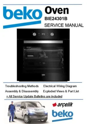 Beko bie24301b service manual cover