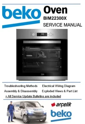 Beko bim22300x service manual cover