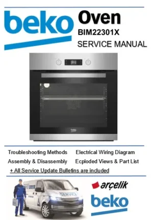 Beko bim22301x service manual cover
