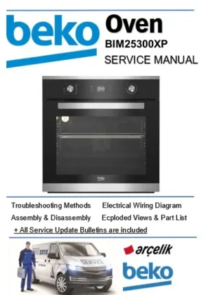 Beko bim25300xp service manual cover