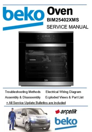 Beko bim25402xms service manual cover