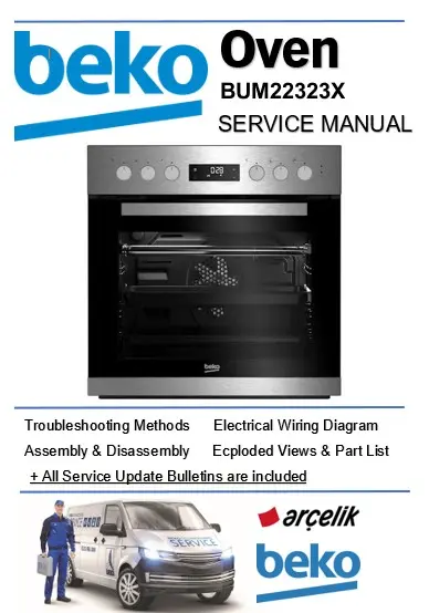 Beko bum22323x service manual cover