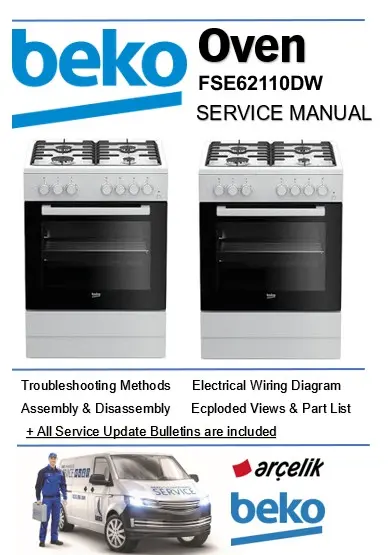 Beko fse62110dw service manual cover
