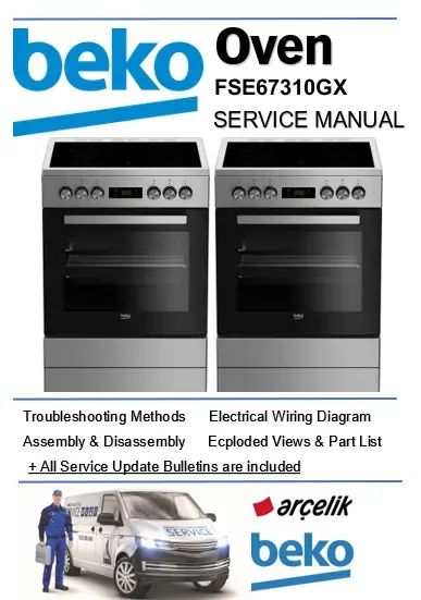 Beko fse67310gx service manual cover