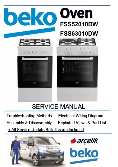 Beko fss52010dw fss63010dw service manual cover