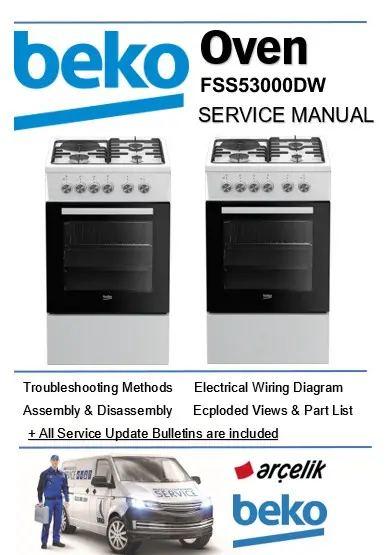 Beko fss53000dw service manual cover