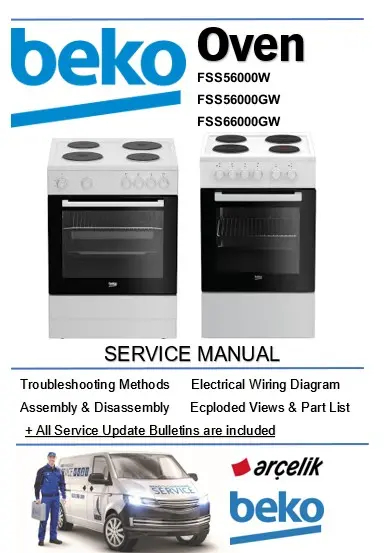 Beko fss56000w fss56000gw fss66000gw service manual cover
