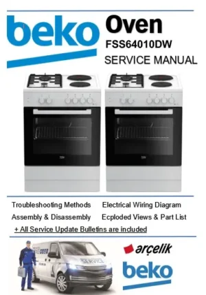 Beko fss64010dw service manual cover