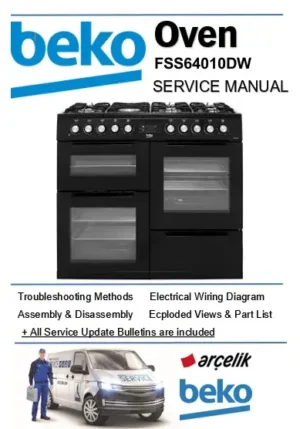 Beko kdvf100k service manual cover