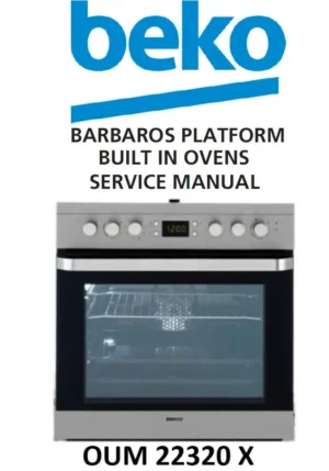 Beko oum 22320 x service manual cover