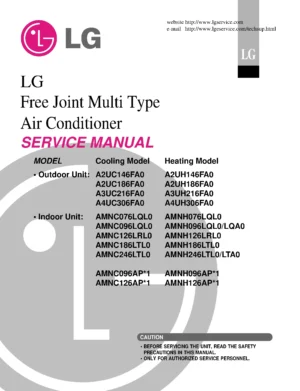 Lg amnc126lrl0 service manual cover