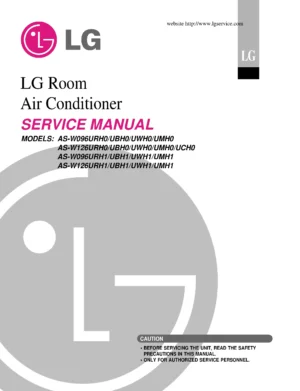 Lg as w126urh0 service manual cover