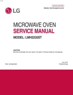 Lg lmh2235st service manual