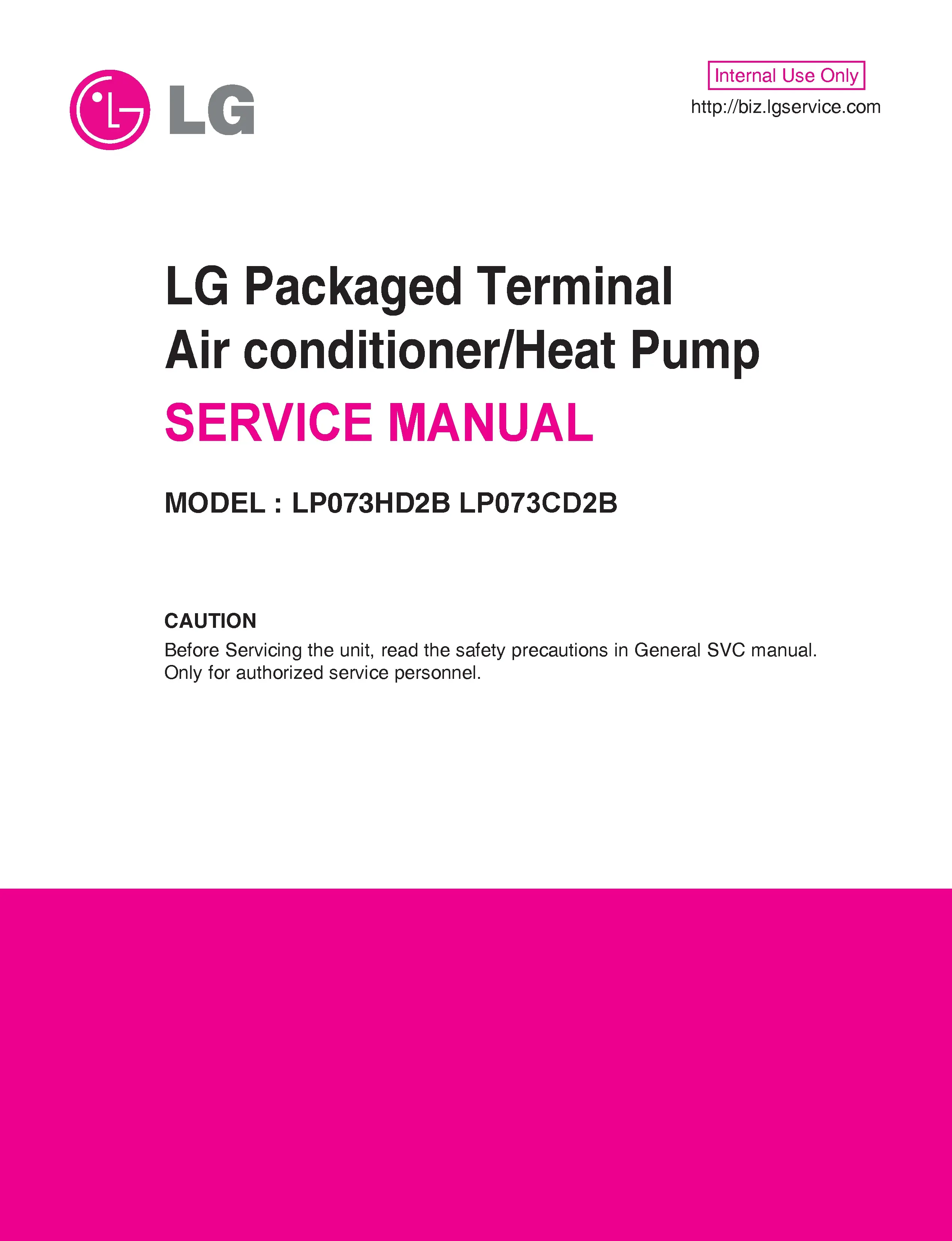 Lg lp073hd2b lp073cd2b service manual cover