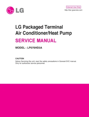 Lg lp076hd3a service manual cover