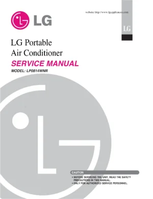 Lg lp0814wnr service manual cover