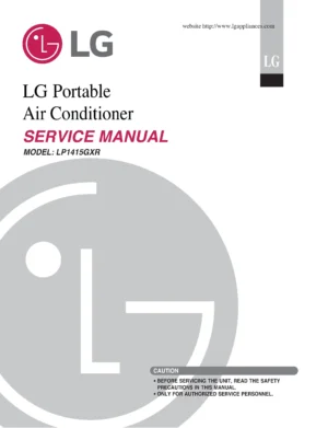 Lg lp1415gxr service manual cover