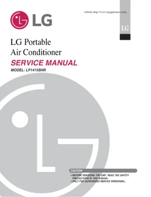 Lg lp1415shr service manual cover