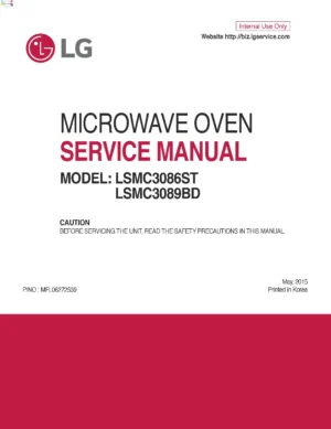 Lg lsmc3086st lsmc3089bd service manual