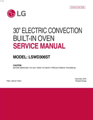 Lg lswd309st (75) service manual