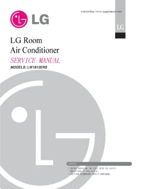Lg lw1812ers service manual cover