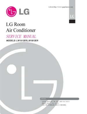 Lg lw1813er service manual cover
