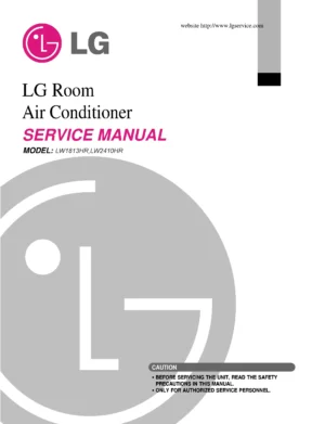 Lg lw1813hr service manual cover