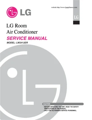 Lg lw2412er service manual cover