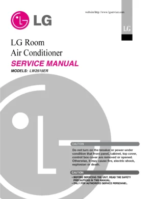 Lg lw2515er service manual cover