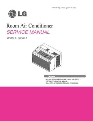 Lg lw5012 service manual cover