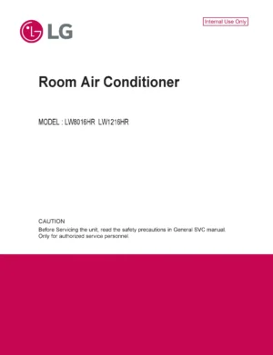 Lg lw8016hr lw1216hr service manual cover