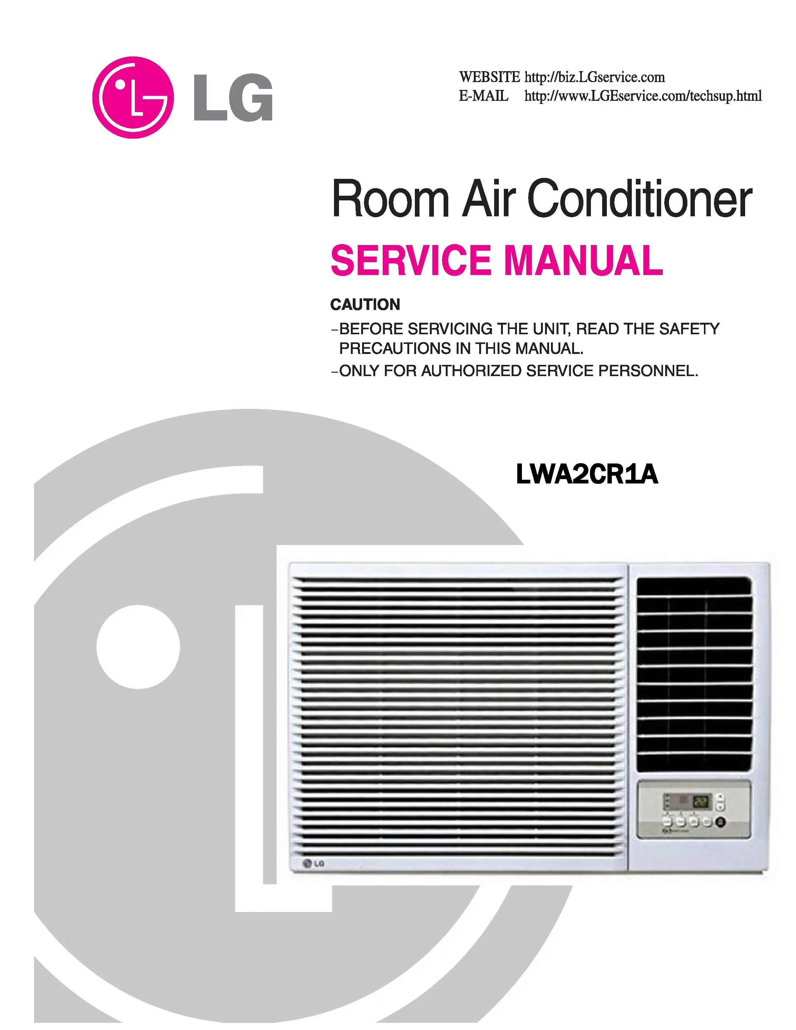 Lg lwa2cr1a service manual cover