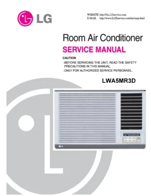 Lg lwa5mr3d service manual cover