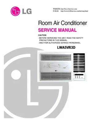 Lg lwa5vr3d service manual cover