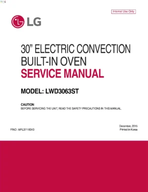 Lg lwd3063st (77) service manual