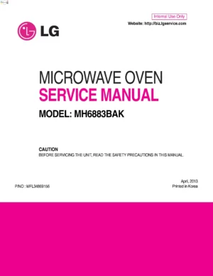 Lg mh6883bak service manual