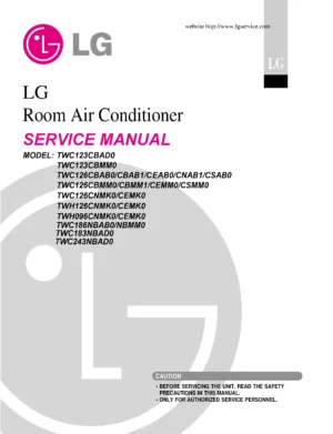 Lg w186bc sn0 service manual cover