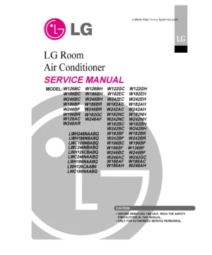 Lg w246bc w246bh w242ec w242eh service manual cover
